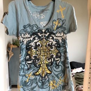 Rebel Spirit Tee w/ Embroidery